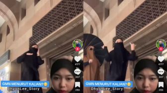 Asyik Bikin Konten TikTok, Aksi Sosok Wanita Joget Tak Pantas di Makkah Viral! Ternyata Selebgram Asal Samarinda, Waduh...