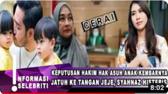 Cek Fakta: Ketok Palu! Hak Asuk Anak Jatuh ke Tangan Jeje Govinda, Raffi Ahmad Minta Damai dengan Syahnaz