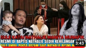 Cek Fakta: Nathalie Holscher Lepas Hijab Demi Pria Tajir, Sule Paksa Ambil Adzam Gegara Sudah Murtad, Benarkah?