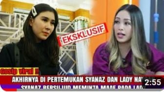 Cek Fakta: Akhirnya Bertemu, Syahnaz Sadiqah Ungkap Permohonan Maaf Sembari Sujud ke Lady Nayoan!