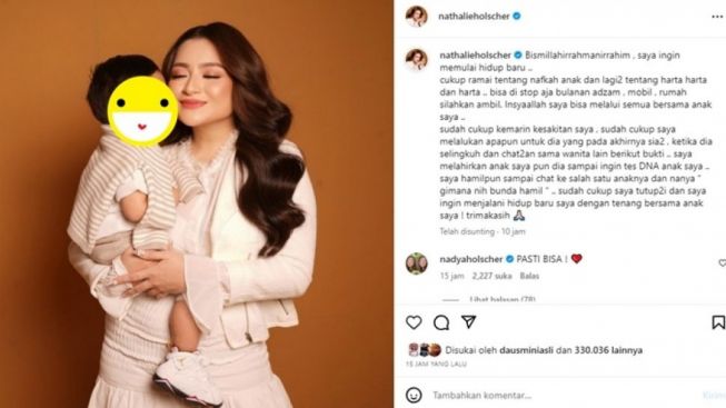 Ribut soal Harta, Nathalie Holscher dengan Santai Beber Aib Sule, Dari Perselingkuhan sampai Tes DNA Adzam: Sudah Cukup!