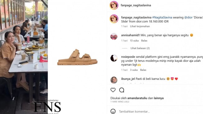 Gak Dipamer-pamerin, Nagita Slavina Keciduk Pakai Sandal Seharga Satu Motor: Pasti Dibeli Karena Lucu