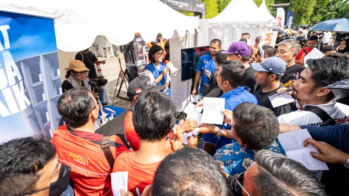 OLX Autos turut menghadirkan konten di gelaran ini. [Dok/NMAA]