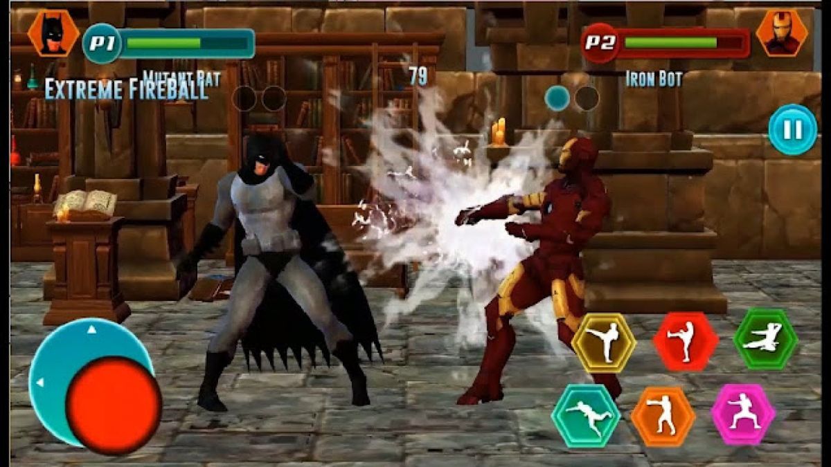 Superhero Fighting Immortal Gods Ring Arena Battle