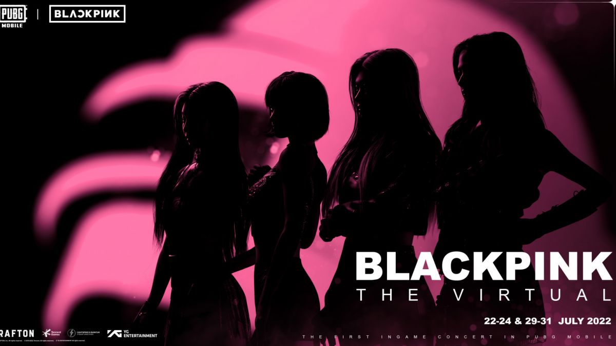 Poster 'BLACKPINK x PUBG Mobile 2022 In-Game Concert: The Virtual' [Twitter/@PUBGMOBILE]