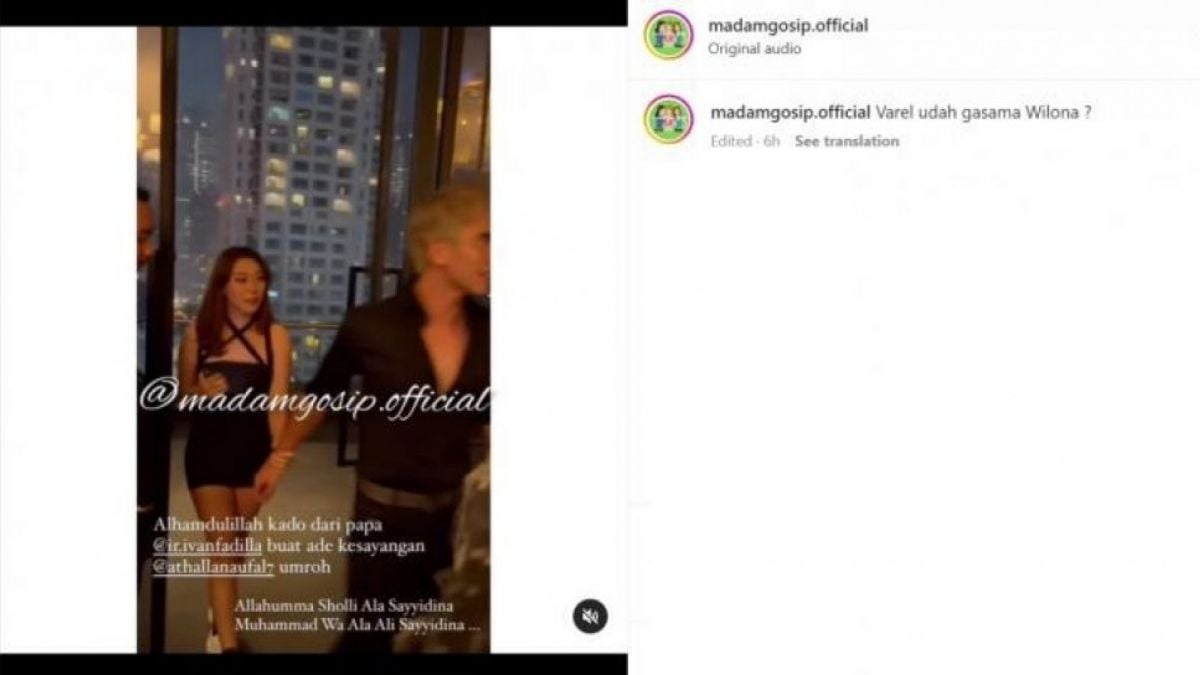 Verrell Bramasta dan Livy Renata [Instagram]