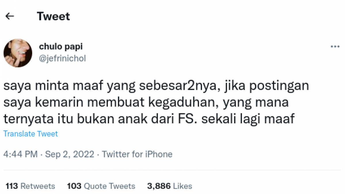 Cuitan Jefri Nichol [Twitter @jefrinichol]