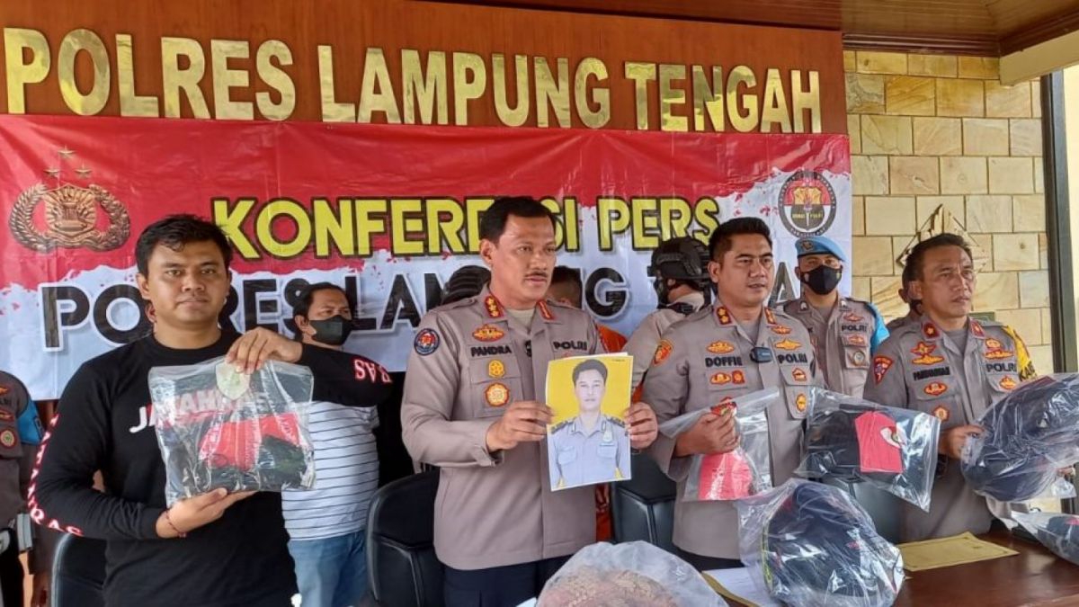 Kronologis Polisi Tembak Polisi di Lampung, Korban Jatuh di Depan Anak Istri [ISTIMEWA]