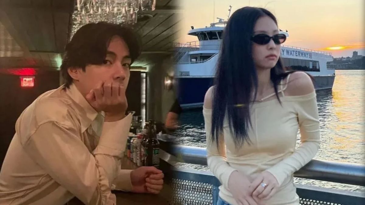 V BTS dan Jennie BLACKPINK [Kbizoom]