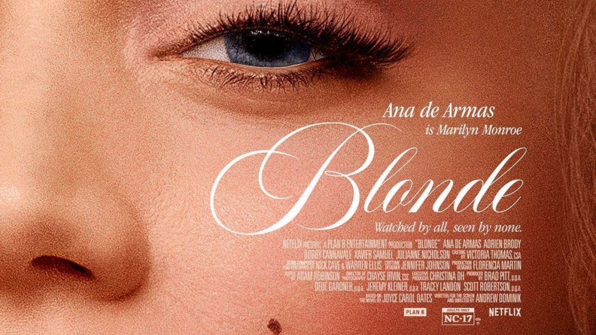 Poster film Blonde [Instagram/@ana_d_armas]