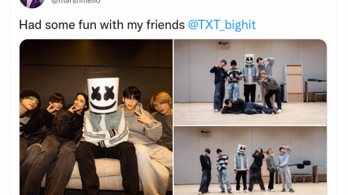 Unggahan Twitter Marsmello [Twitter/@marshmello]