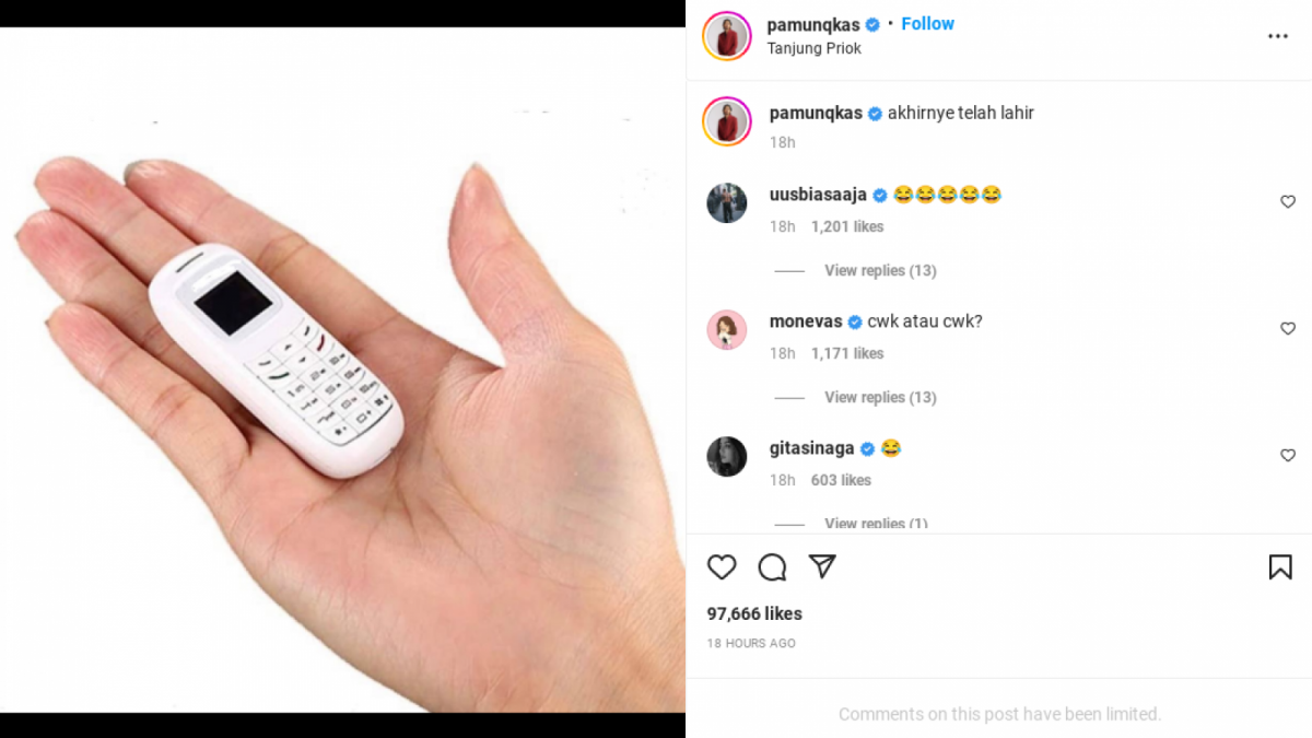 Unggahan Pamungkas [Instagram/@pamunqkas]