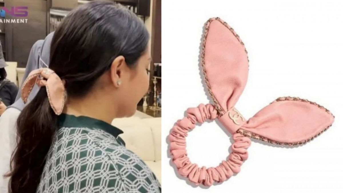 Penampakan ikat rambut Nagita seharga 10 juta [Instagram/@fashion_nagitaslavina]