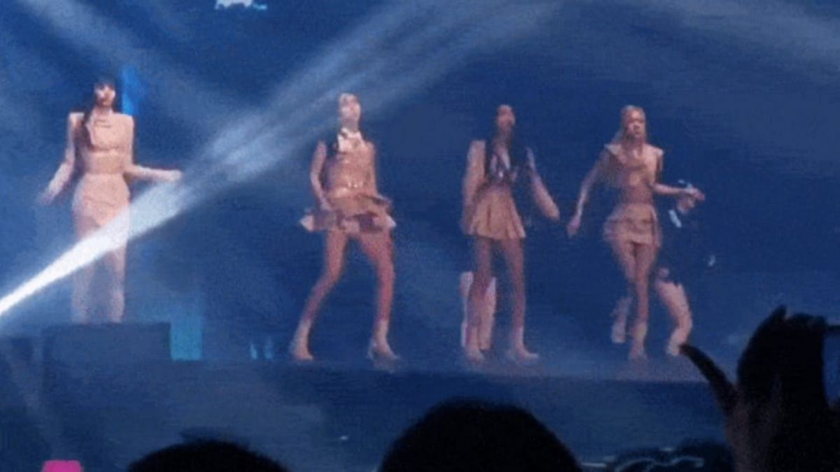 Penampilan BLACKPINK saat konser [SBS Entertainment News]