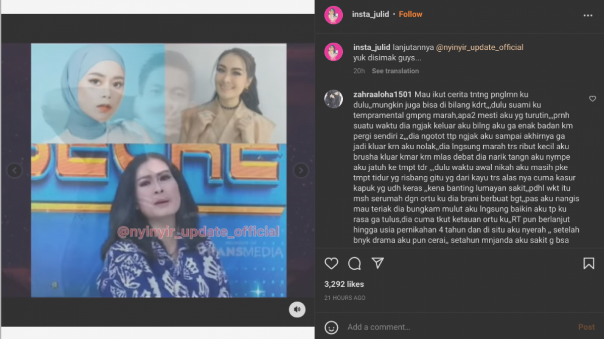 Iis Dahlia bicara soal rumah tangga Lesti Kejora