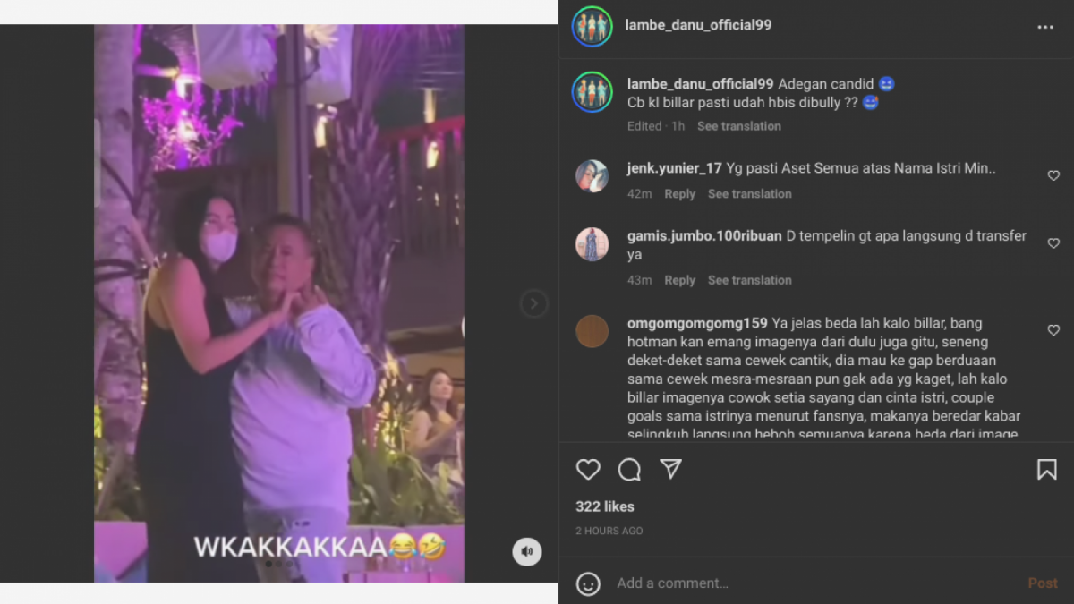 Hotman Paris peluk mesra seorang perempuan muda