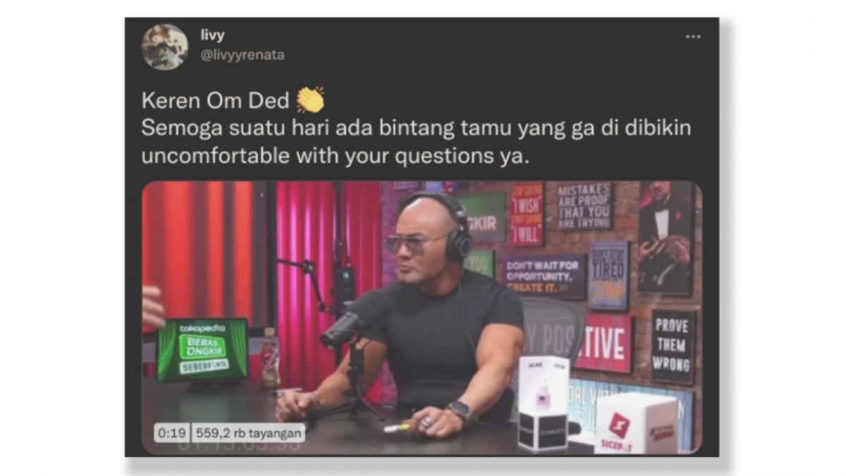 Livy Renata komentari ucapan Deddy Corbuzier