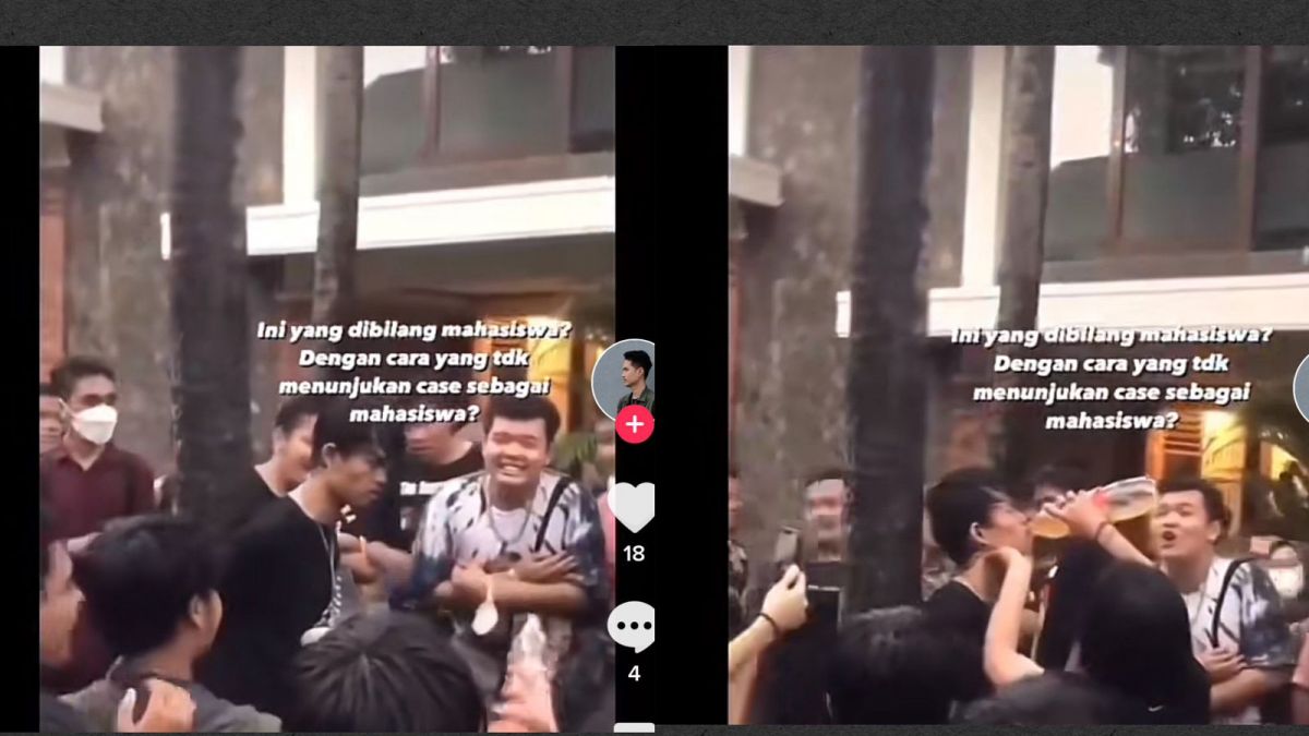 Pelaku pelecehan mahasiswi Gunadarma diduga dicekoki air kencing [Tiktok]