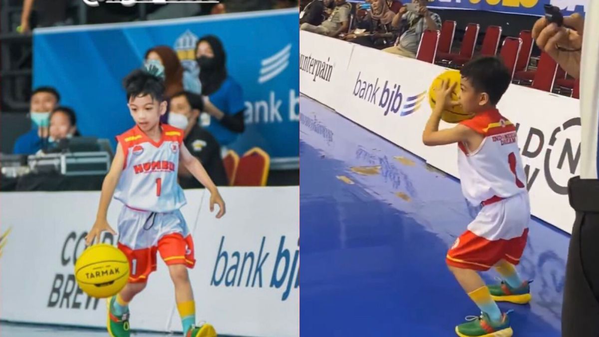 Kelihaian JanEthes saat bermain basket [Instagram/@janethesdotcom]