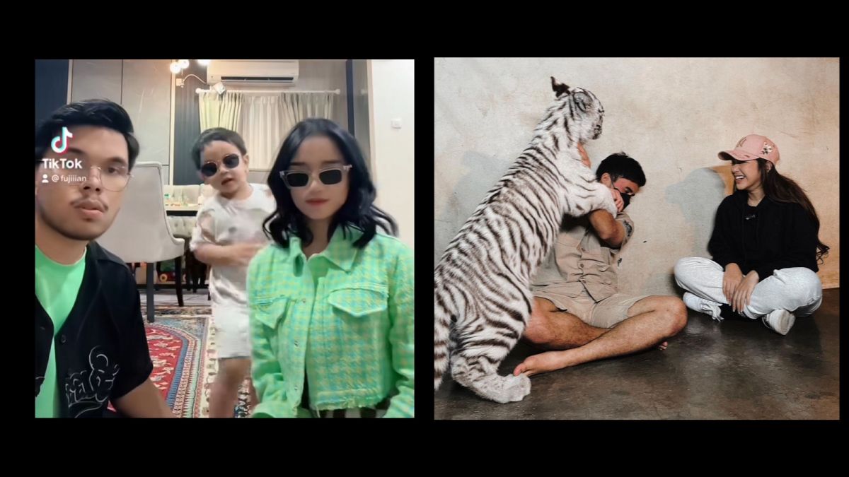 Kebersamaan Fuji Thoriq dan Tiara Alshad saat berada di kediaman pasangan [Instagram]