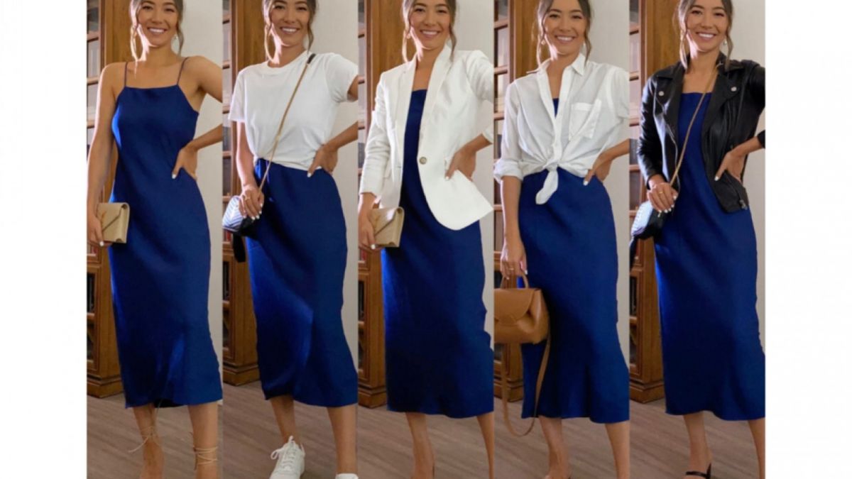 Jenis Slip Dress yang cocok dipadukan dengan koleksi fashion lain [Pinterest]