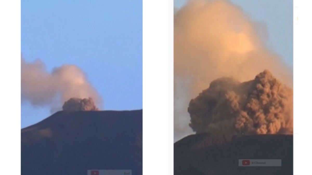 Erupsi Gunung Marapi Sumatera Barat [Ig: @sudutbukittinggi]