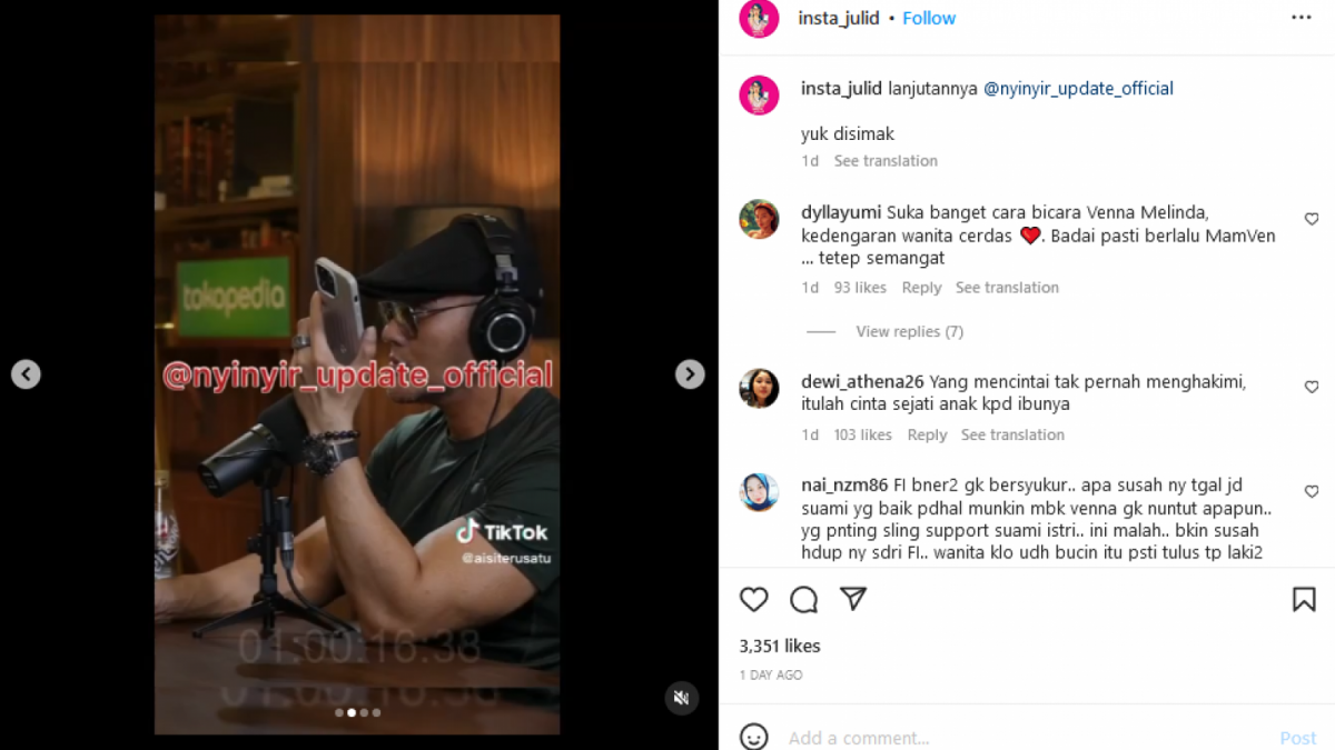 Venna Melinda ngaku akan nyaleg