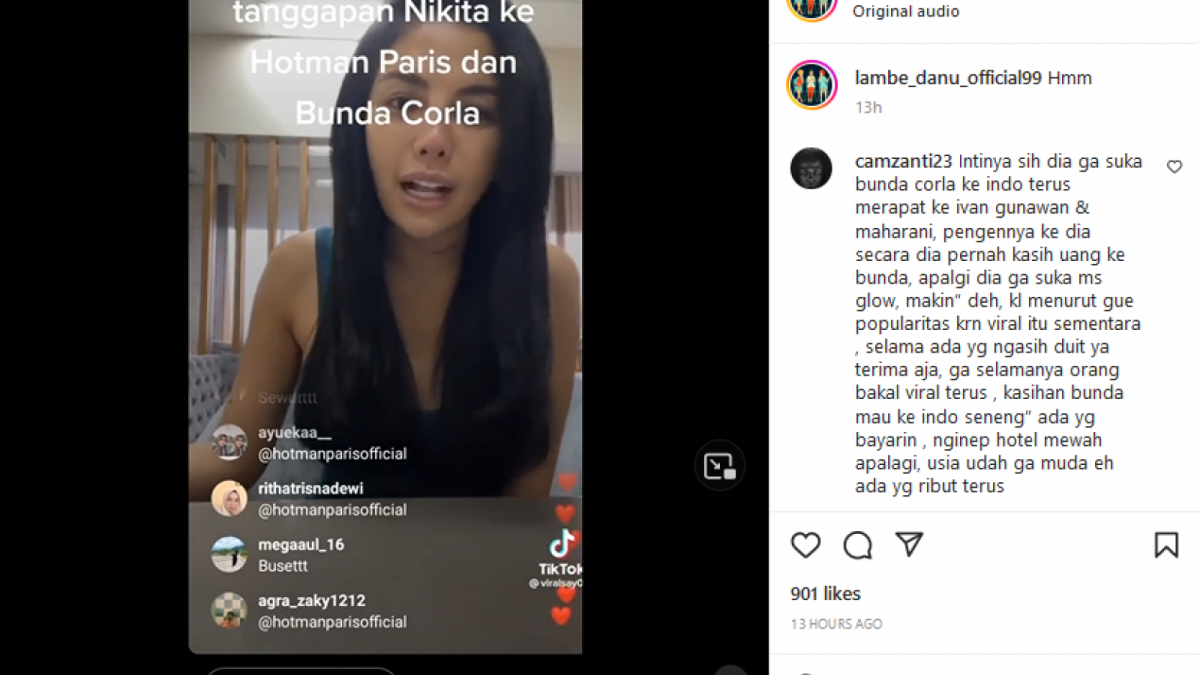 Nikita Mirzani bongkar aib Bunda Corla