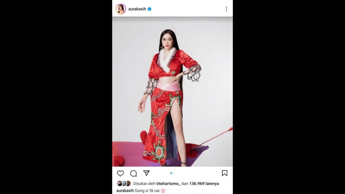 Aura Kasih Instagram [Tangkapan layar]