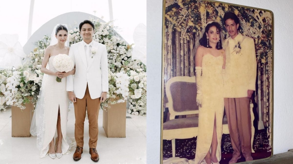 Dinikahi Deva Mahenra, Mikha Tambayong Kenakan Gaun Sang Ibunda [Dinikahi Deva Mahenra, Mikha Tambayong Kenakan Gaun Sang Ibunda]