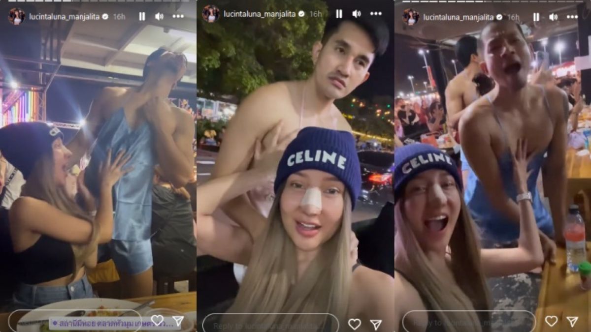 Lucinta Luna gerayagi pelayan restoran