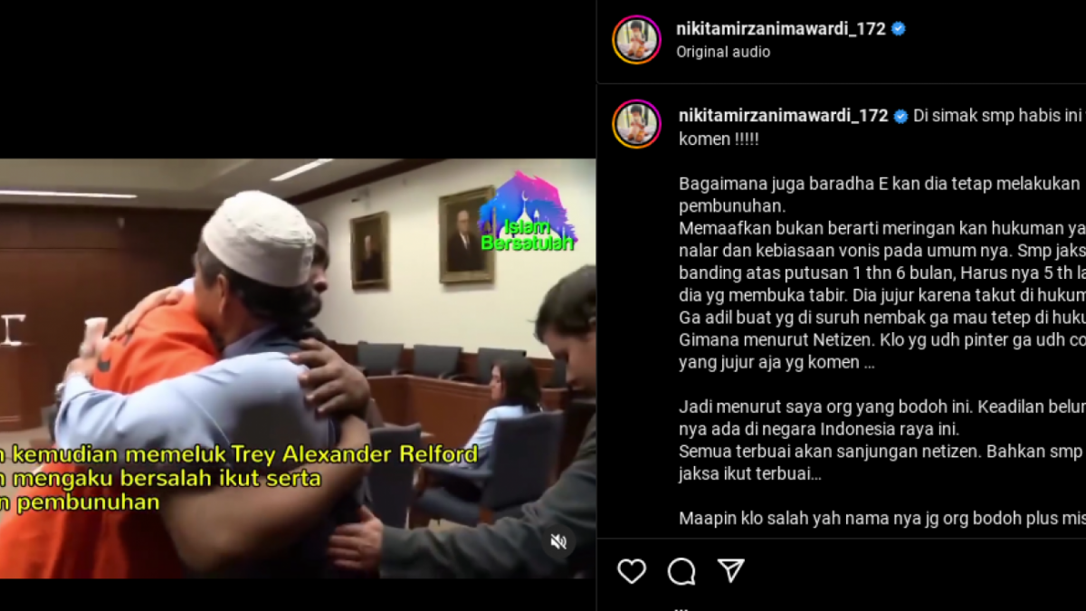 Unggahan Nikita Mirzani [Instagram/@nikitamirzanimawardi_172]