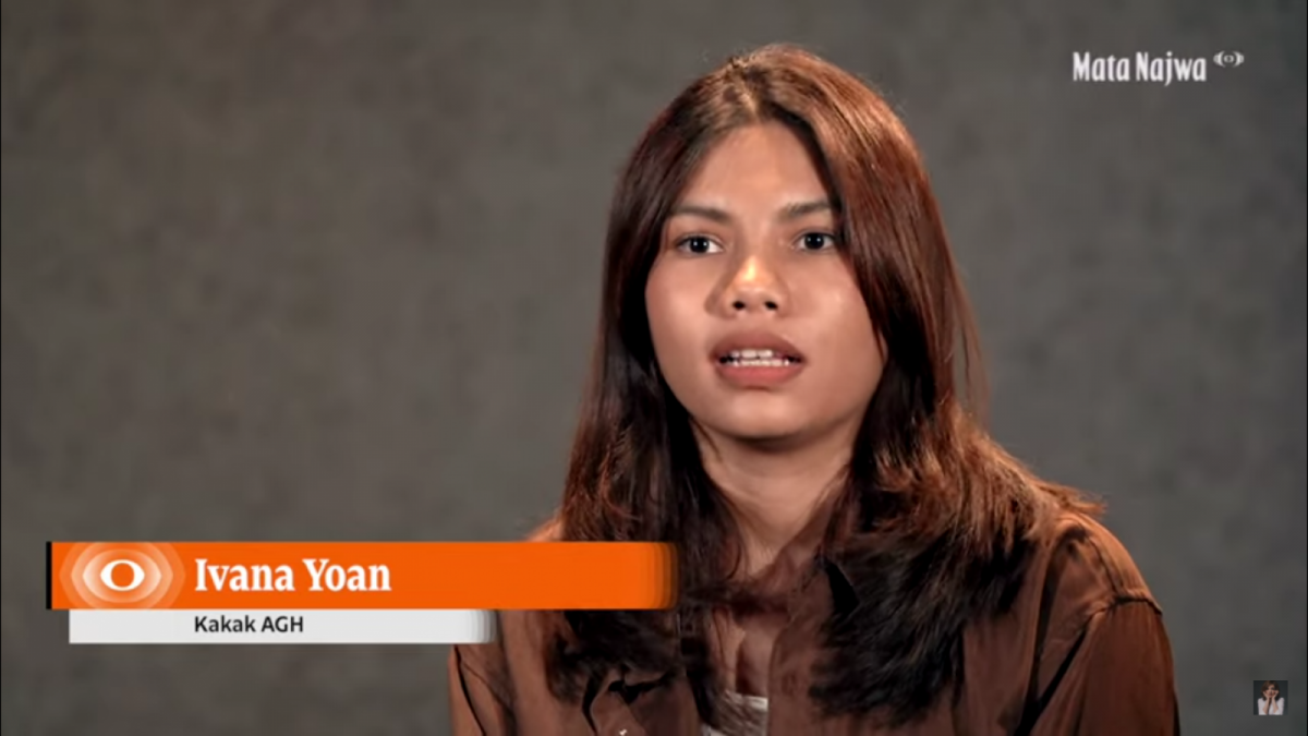 Kakak Agnes Gracia, Ivana Yoan [YouTube Najwa Shihab]