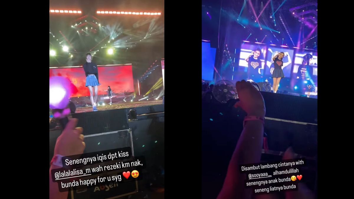 anak Ayu Ting Ting, Bilqis mendapat respon dari member Blackpink [Instagram/@ayutingting92]