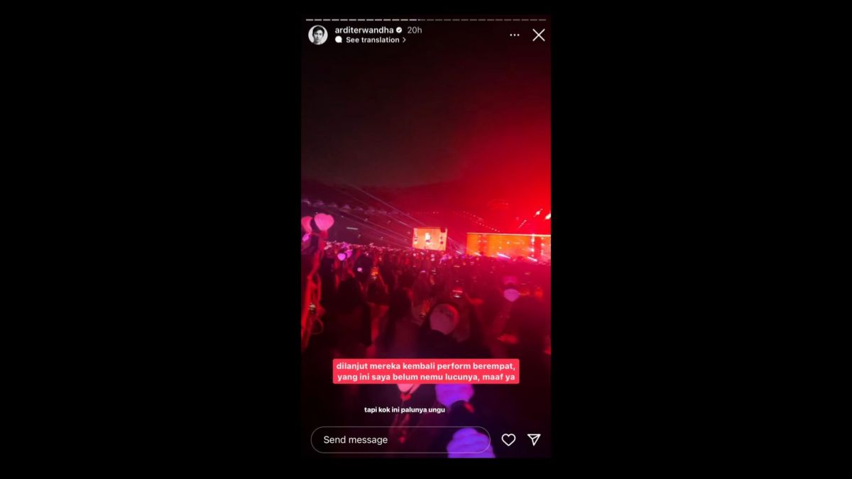 palu fans Blackpink berwarna ungu [Instagram/ @arditerwandha]