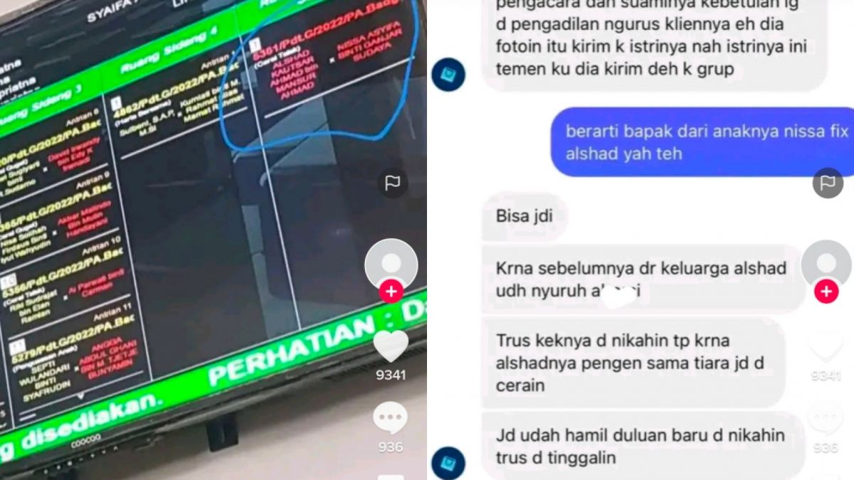 Geger! Beredar Bukti Sidang Cerai Alshad Ahmad dan Nissa Asyifa [TikTok @nyunyujoea]