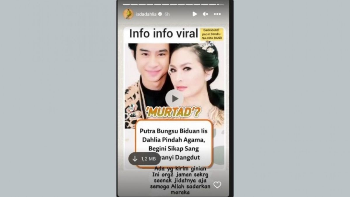Iis Dahlia marah-marah anaknya dituduh pindah agama