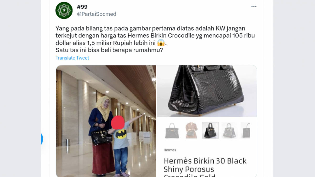 Harga Tas Hermes di Jakarta Bisa Tembus Rp 1 Miliar