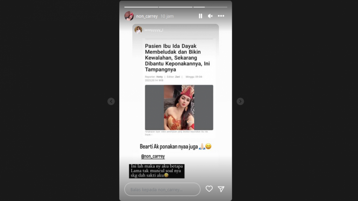 Klarifikasi Anastasya Linalolica