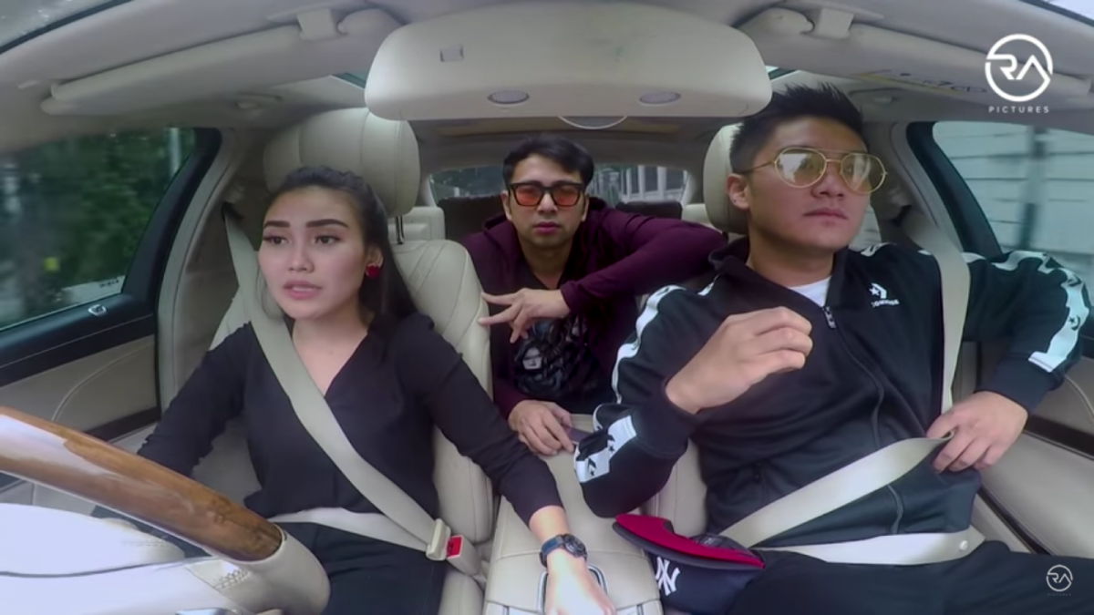 Raffi Ahmad, Ayu Ting Ting dan Boy William [YouTube RA Pictures]
