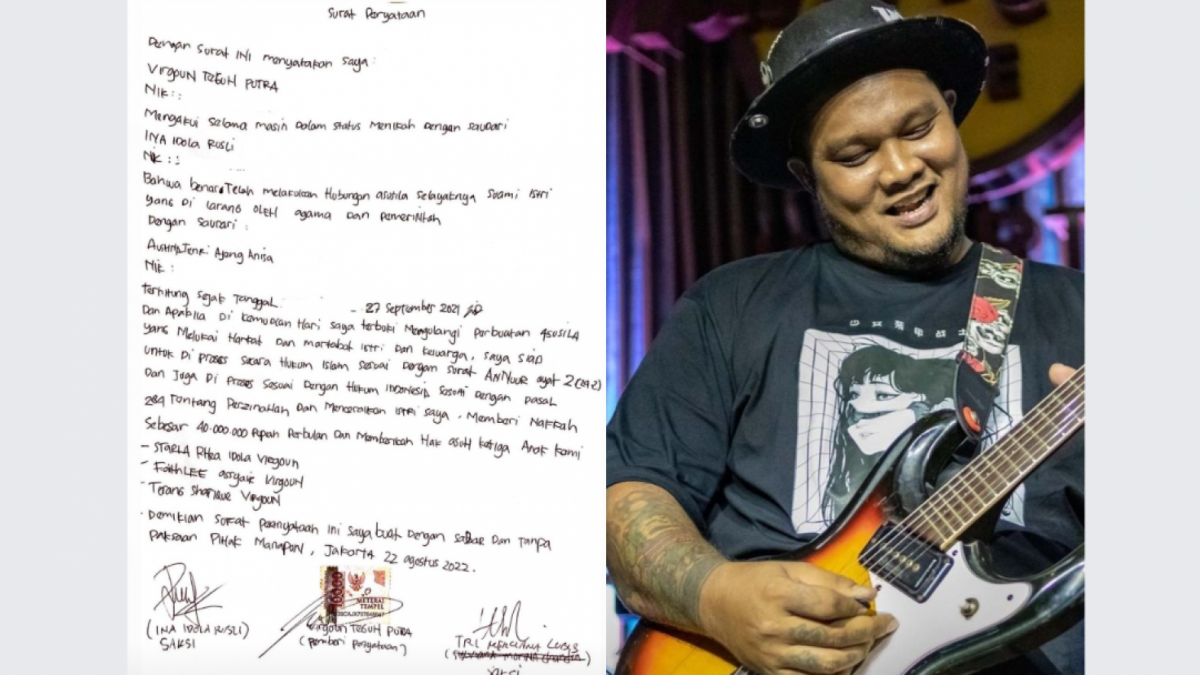 Virgoun Akui Perselingkuhannya: Siap Dicambuk, Dipenjara, dan Ceraikan Inara Rusli Jika Terbukti Berzina Lagi [Instagram/@mommy_starla @virgoun_]