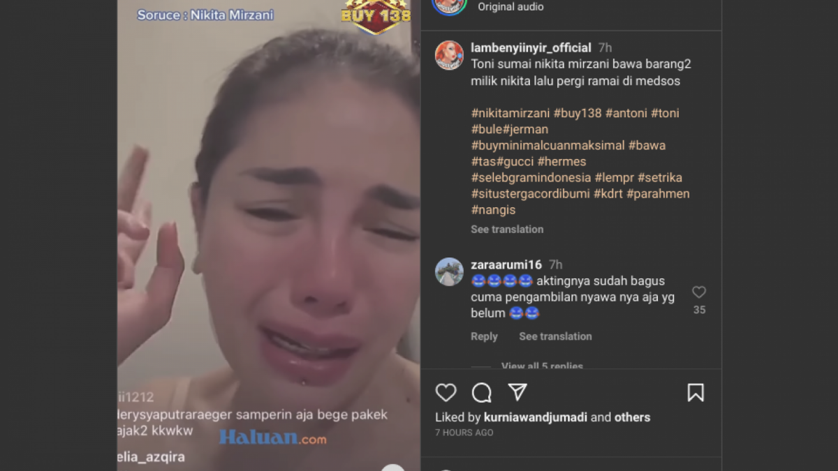 Nikita Mirzani curhat