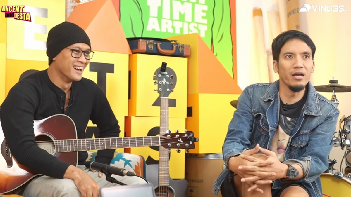Andra Ramadhan dan Desta [Tangkapan layar video YouTube Vindes]