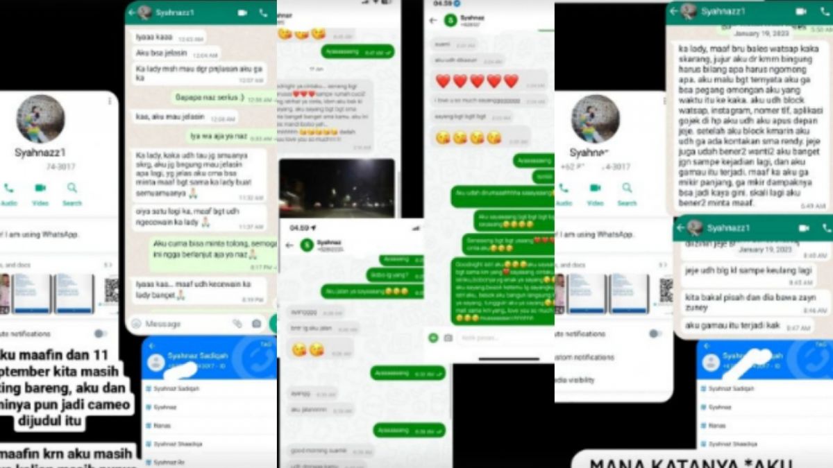 Chat Mesra Syahnaz Sadiqah Dan Rendy Kjaernett Kena Spill Istri Sah