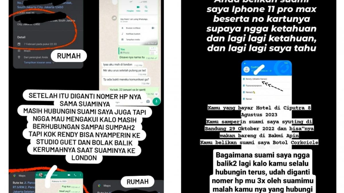 Selingkuh Terniat, Lady Nayoan Bongkar Akal Bulus Syahnaz dan Rendy Kjaernett Demi Bisa Berhubungan [Instagram/@ladynayoan]