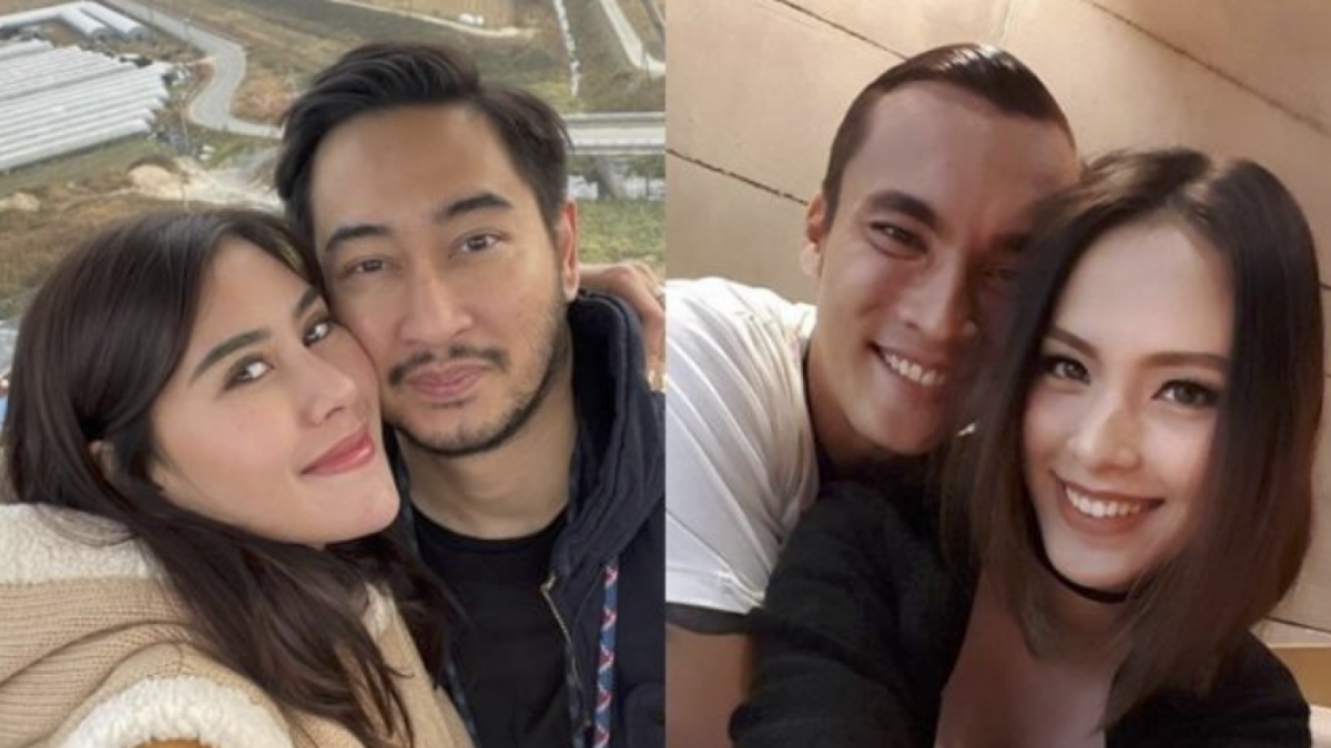 Jeje Govinda dan Syahnaz serta Lady Nayoan dan Rendy Kjaernett [Kolase Instagram]