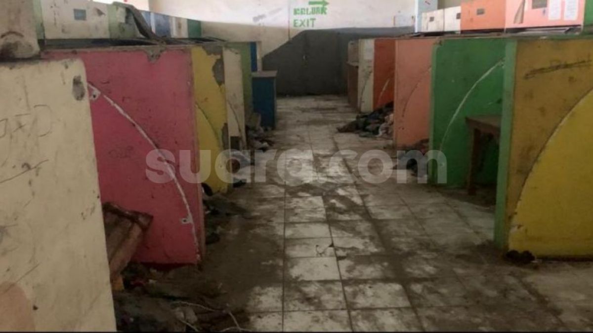 Penampakan Blok G Pasar Tanah Abang yang dipakai preman untuk pesta sabu. [Suara.com/Fakhri]