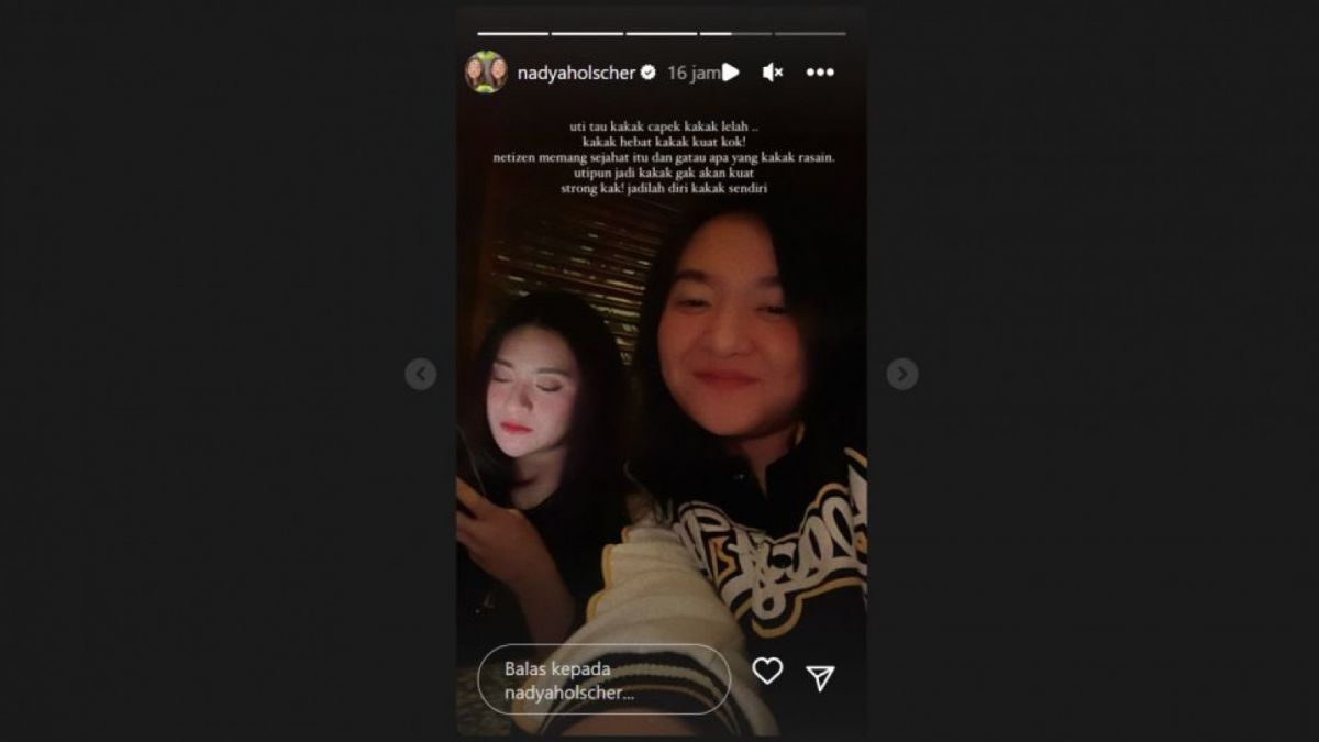 Nadya Holscher dukung keputusan Nathalie Holscher lepas hijab [Instaram/@nadyaholscher]