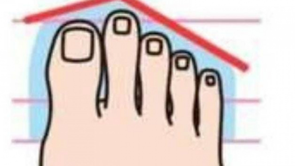 Bentuk jari kaki. [instagram @teskepribadian.id]