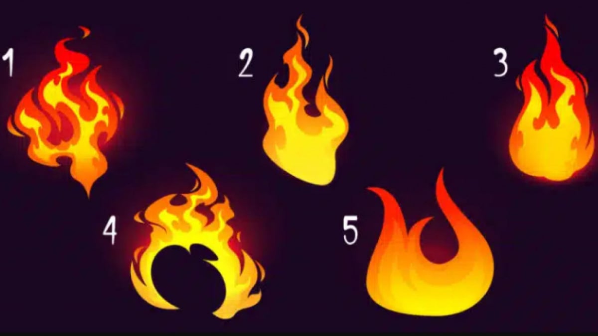 Ilustrasi tes kepribadian berdasarkan nyala api yang Anda pilih [Legrisou.fr]